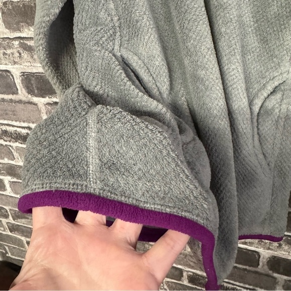 Patagonia Re-Tool Snap-T Pullover sweater jacket gray purple fleece - Picture 8 of 11